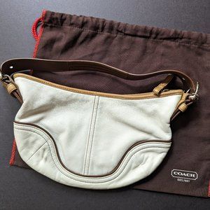 Vintage Coach Classic Soho Cream/Tan Leather Hobo Bag *Outstanding Condition!*